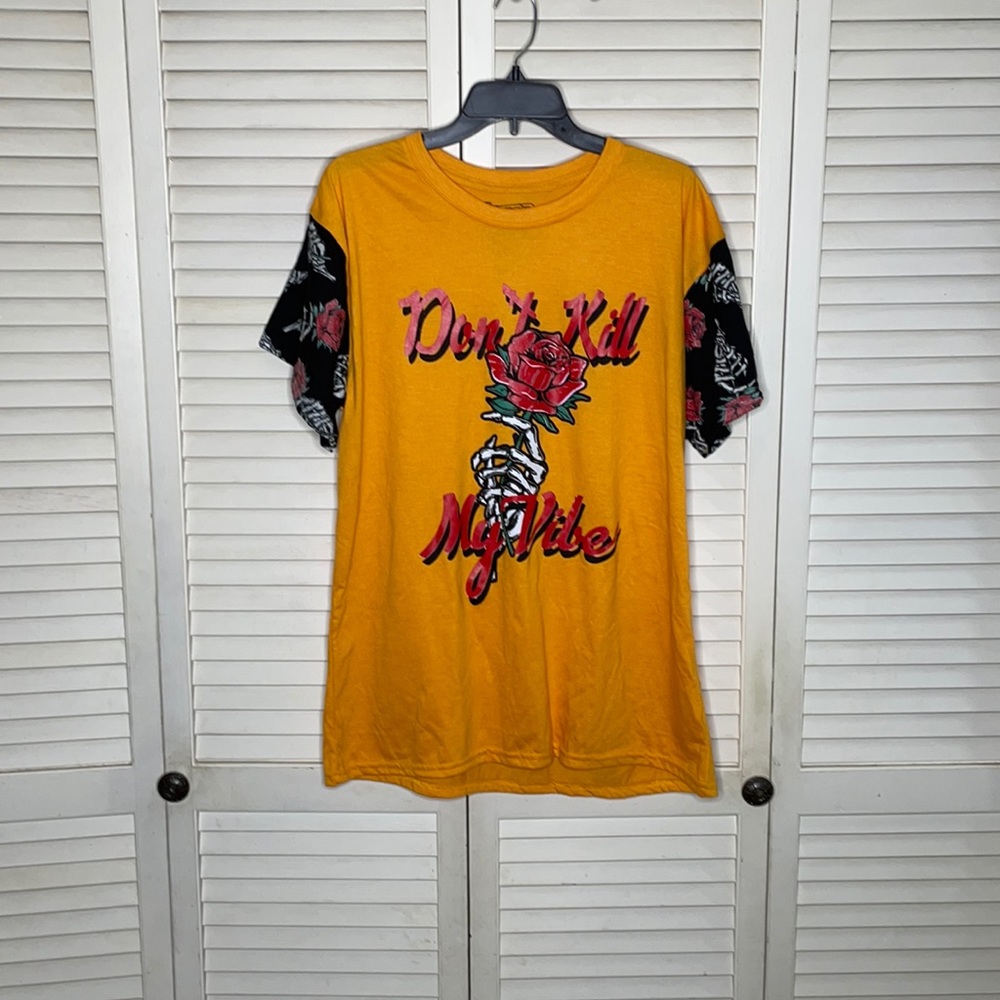 “Don’t Kill My Vibe” Orange Tshirt